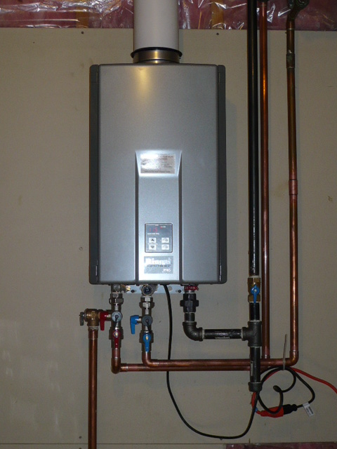 @homeENERGY Rinnai Tankless Water Heater Rental Installed
