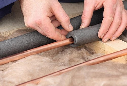 insulate your hot water pipes